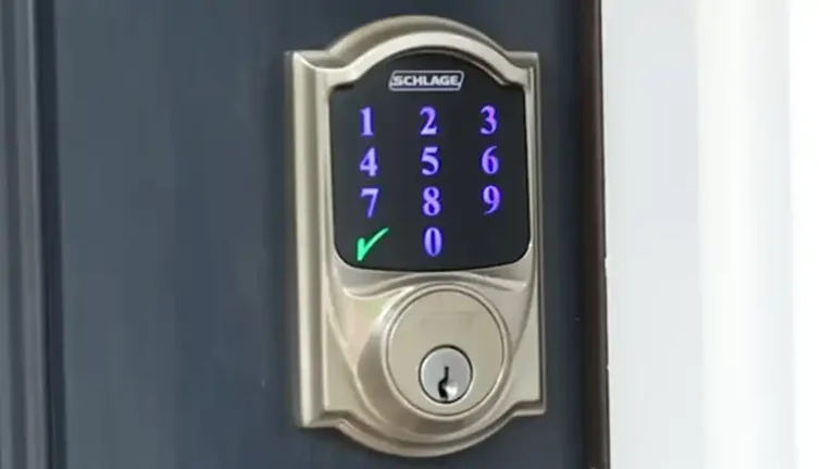 How to Lock the Keypad Door?